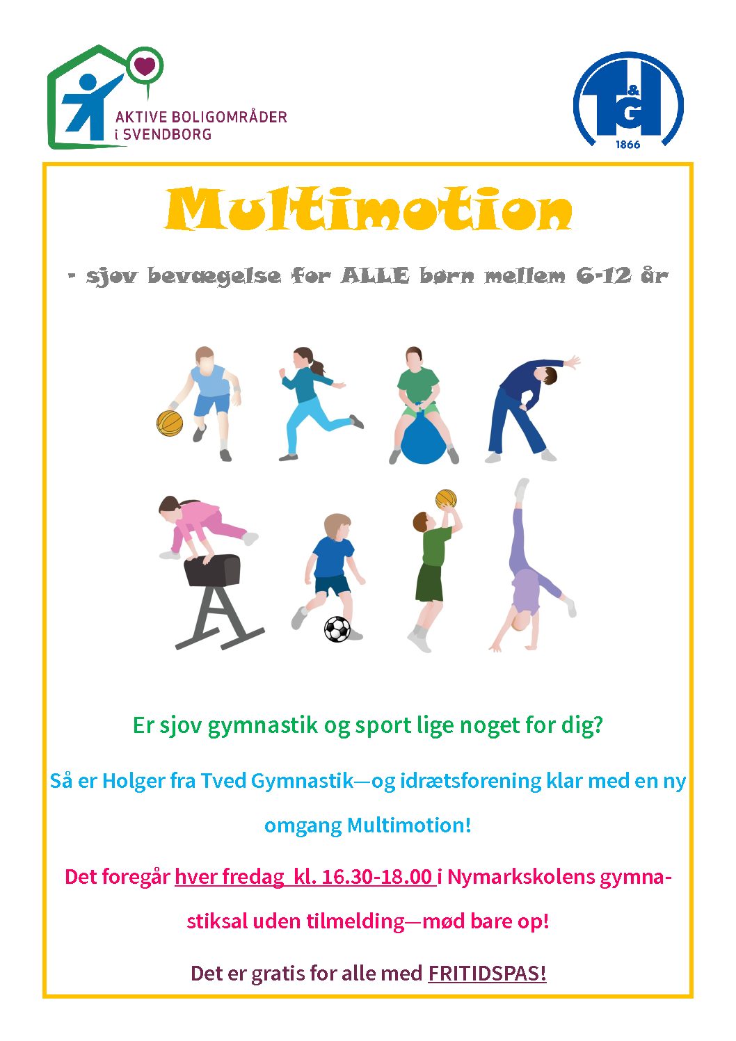 Multimotion – sjov bevægelse for børn mellem 6-12 år!